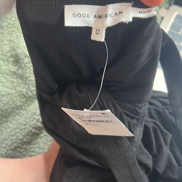 NWT GOOD AMERICAN Ruched Maxi dress XS - Picture 6 of 6